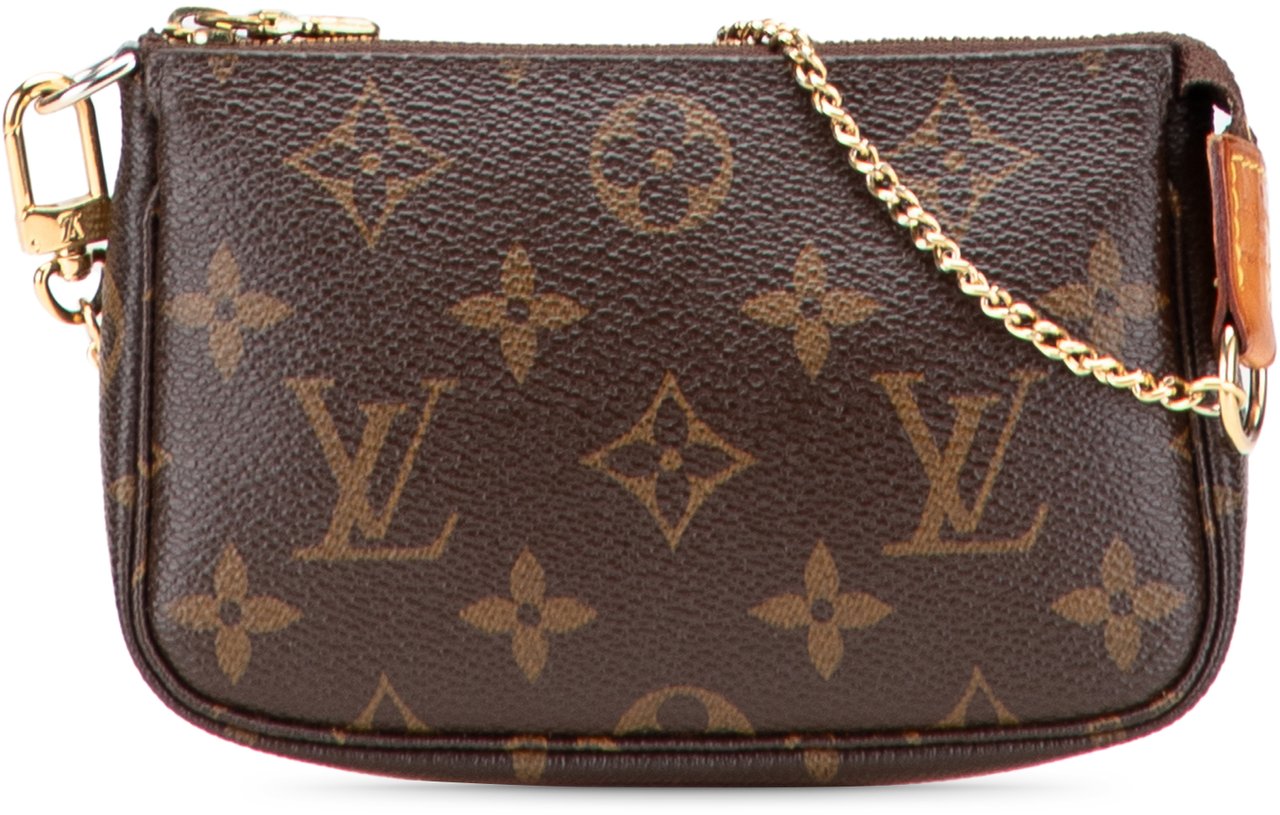 Louis Vuitton Monogram Mini Pochette Accessoires Bruin