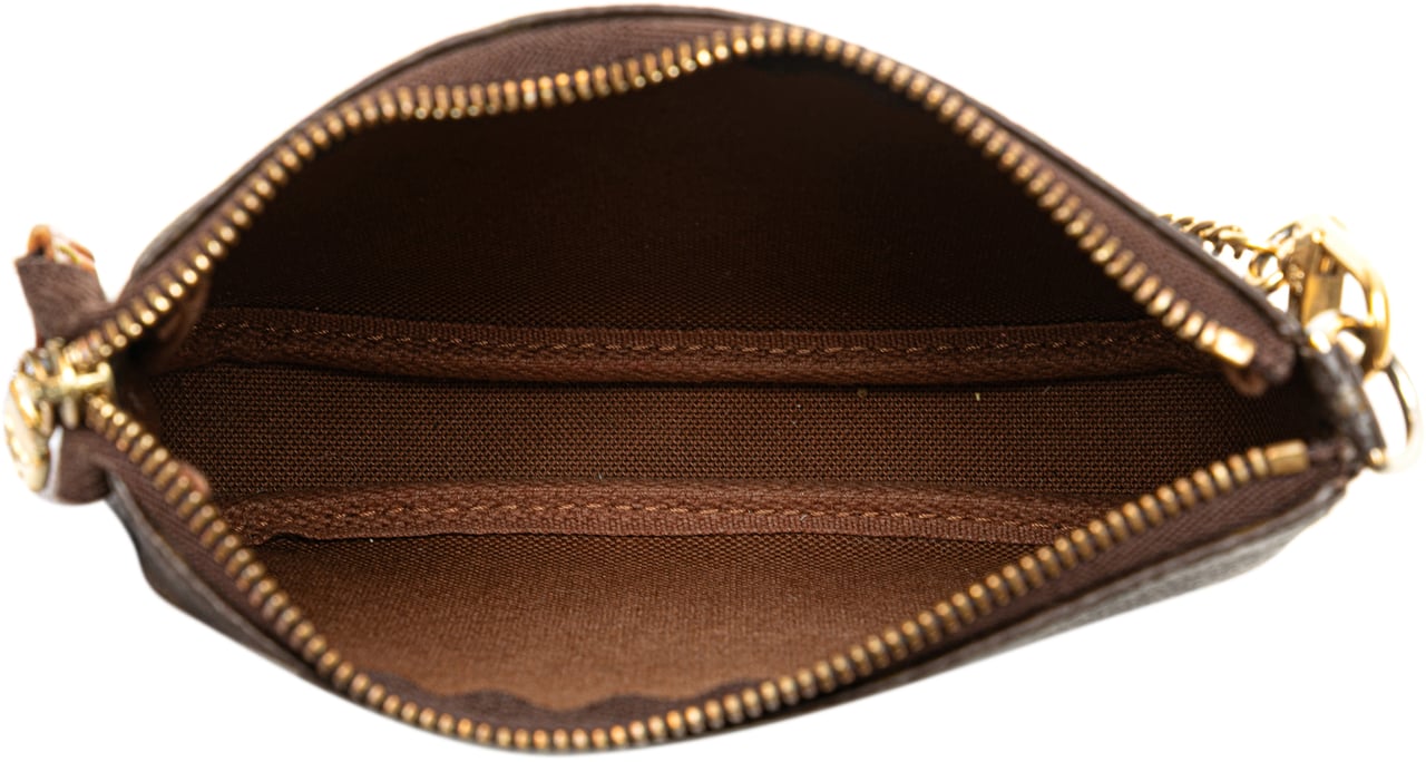 Louis Vuitton Monogram Mini Pochette Accessoires Bruin