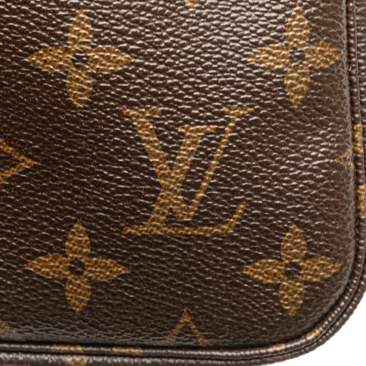 Louis Vuitton Monogram Mini Pochette Accessoires Bruin