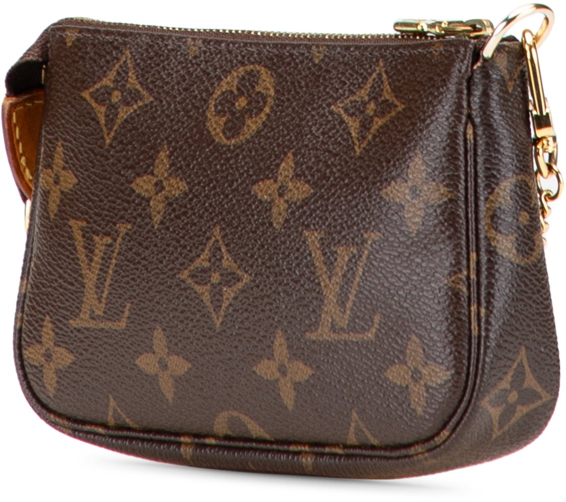 Louis Vuitton Monogram Mini Pochette Accessoires Bruin