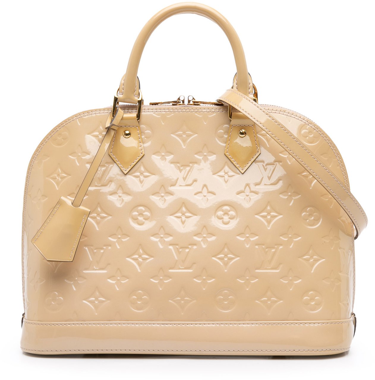 Louis Vuitton Monogram Vernis Alma PM Bruin