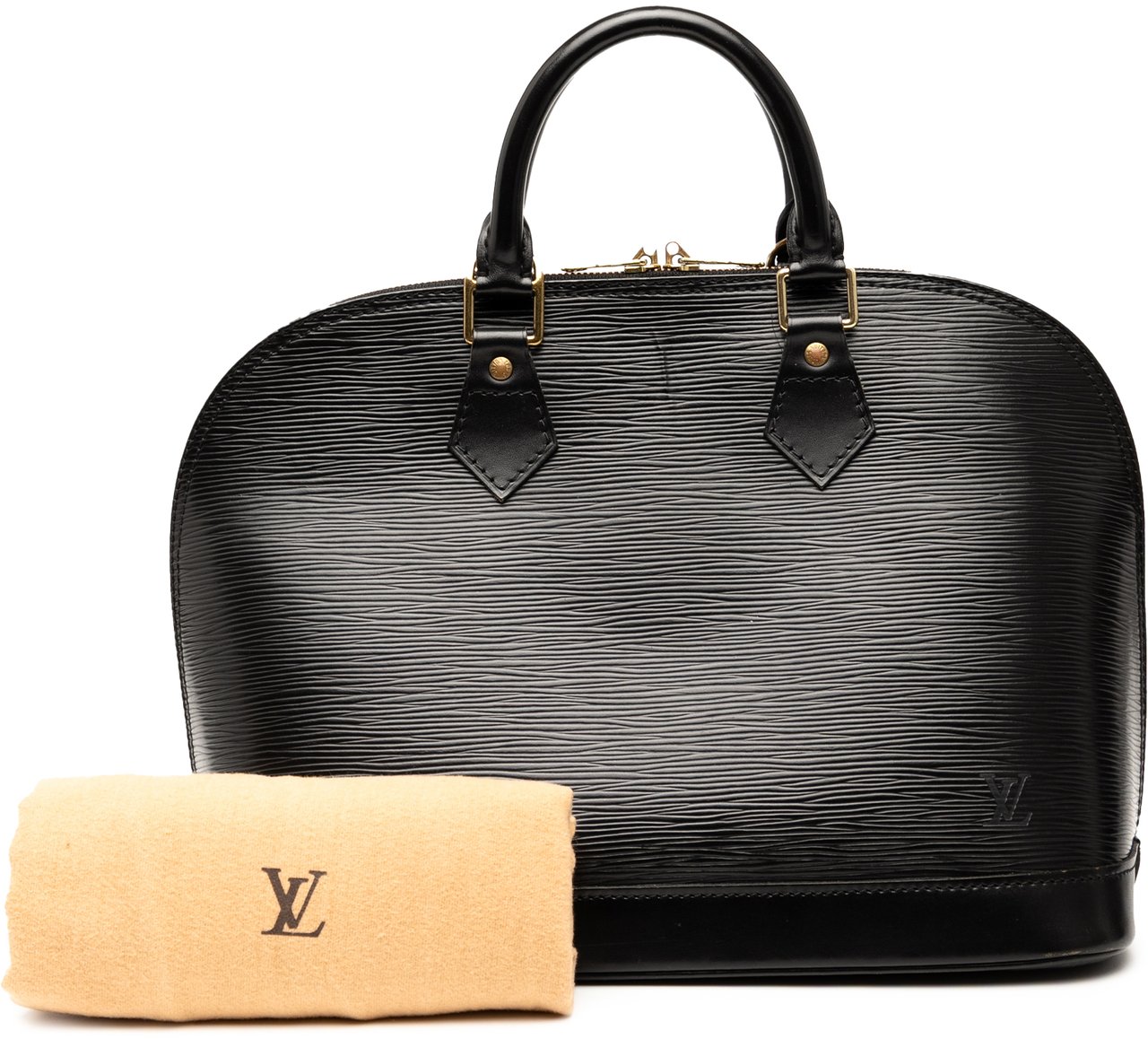 Louis Vuitton Epi Alma PM Zwart