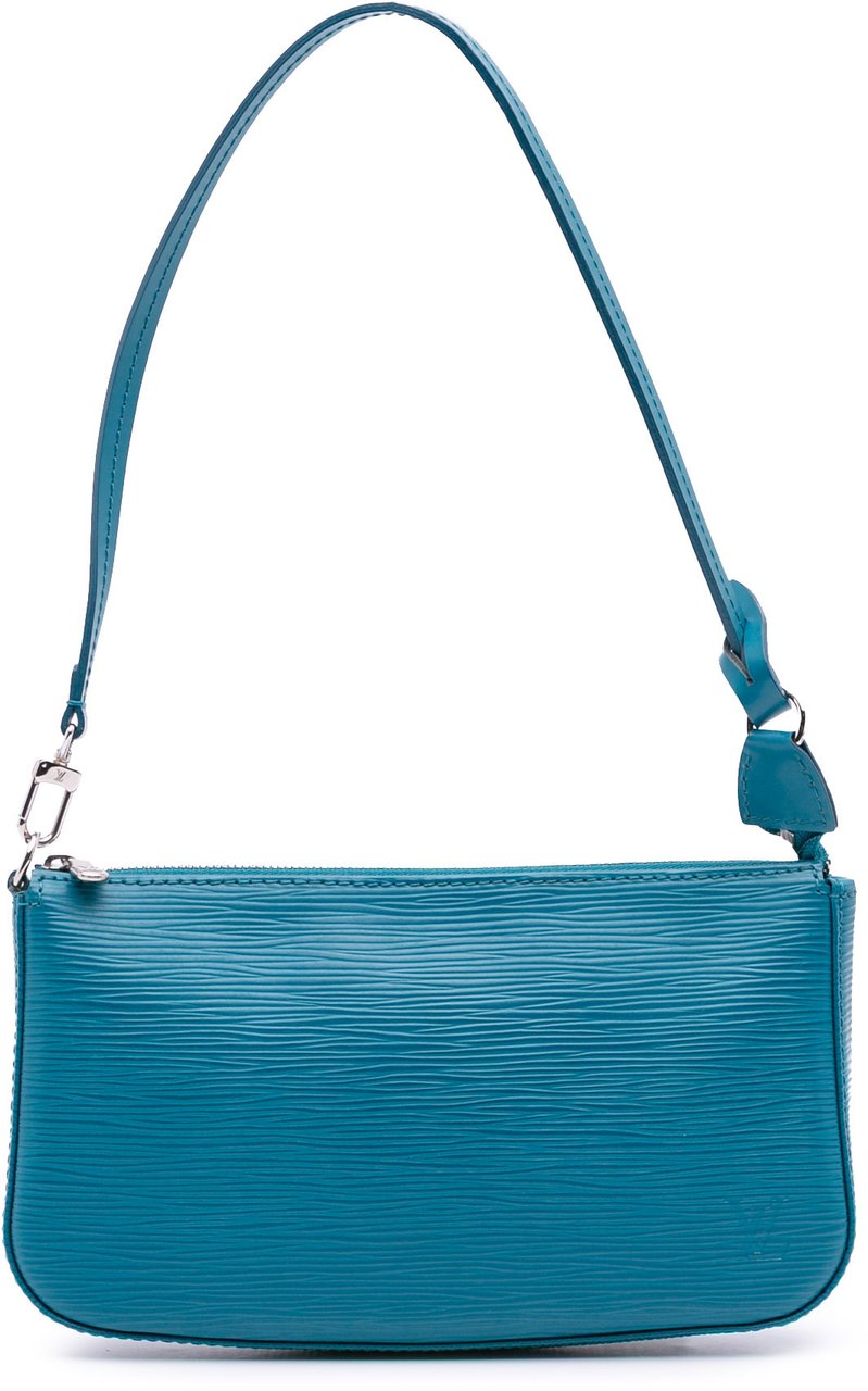 Louis Vuitton Epi Pochette Accessoires Blauw