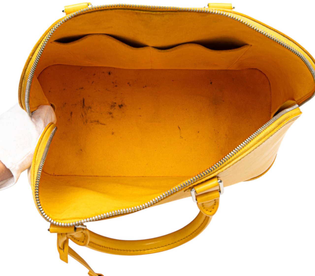 Louis Vuitton Epi Alma GM Geel