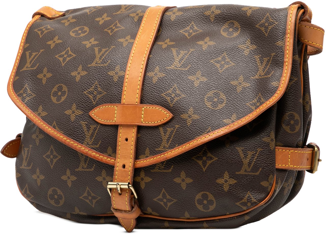 Louis Vuitton Monogram Saumur 30 Bruin