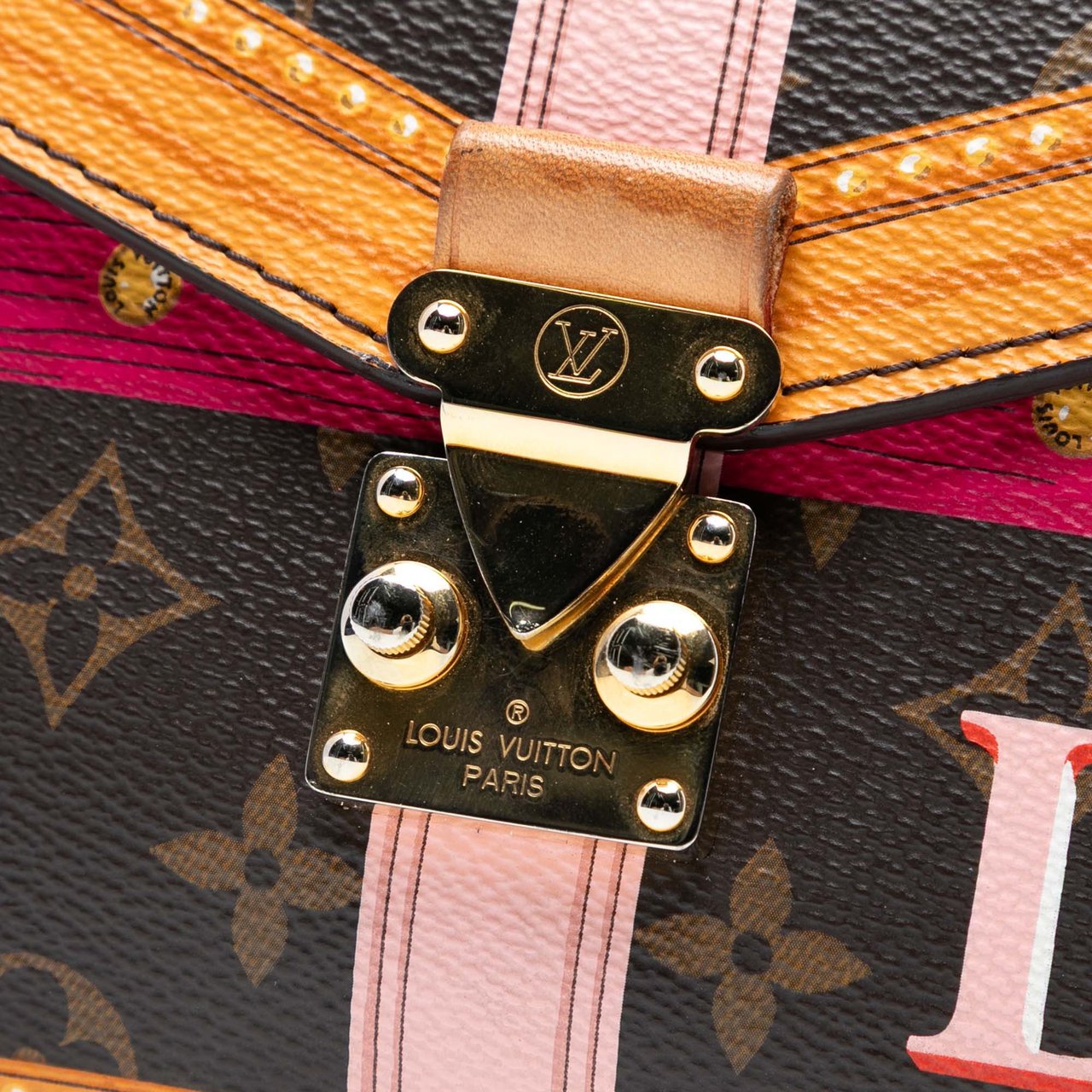Louis Vuitton Monogram Summer Trunk Pochette Metis Bruin