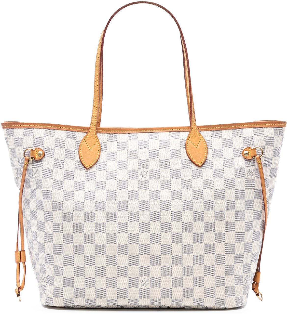 Louis Vuitton Damier Azur Neverfull MM Wit