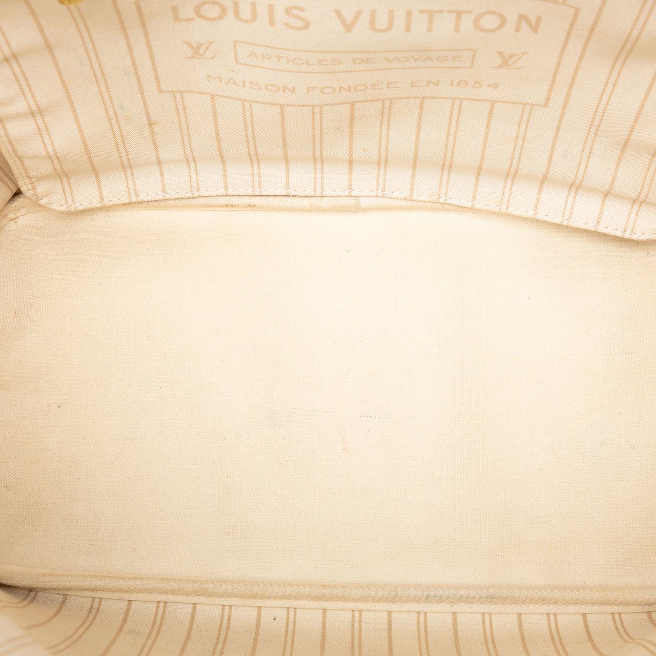 Louis Vuitton Damier Azur Neverfull MM Wit