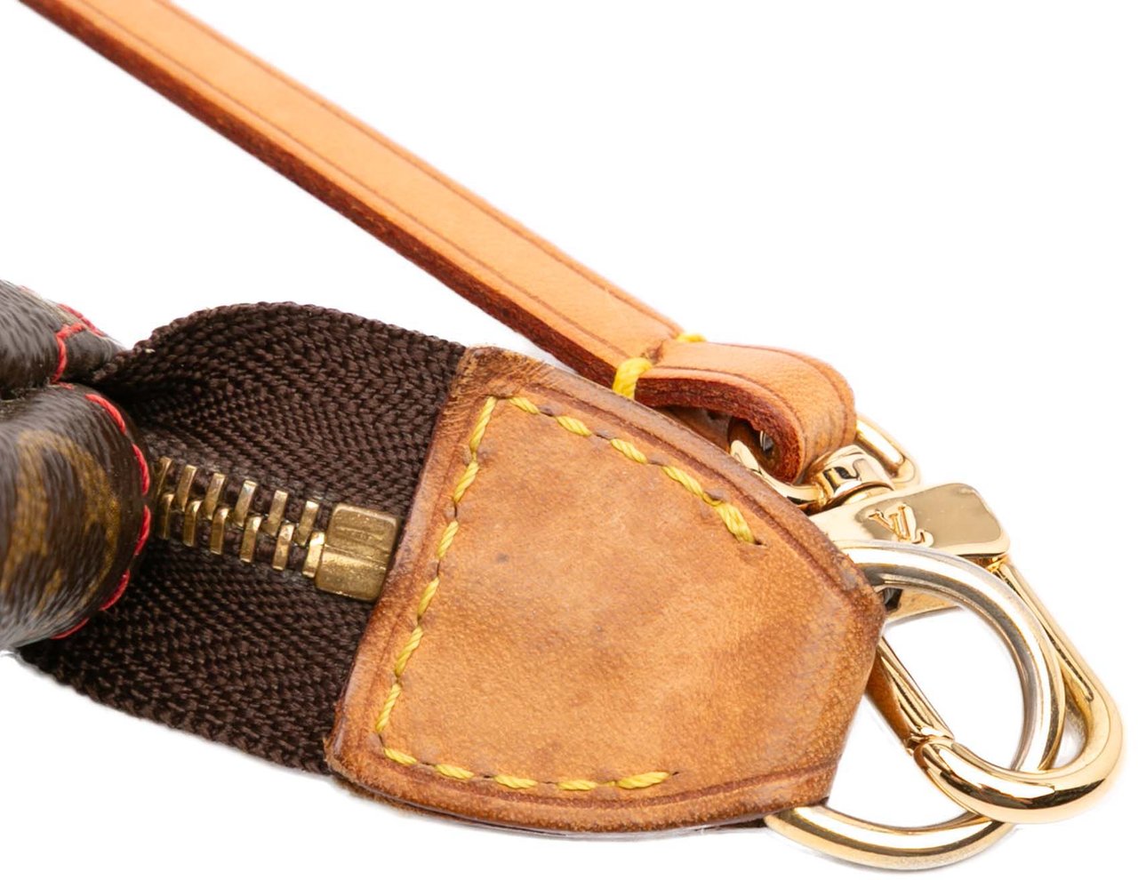 Louis Vuitton Takashi Murakami Monogram Cherry Pochette Accessoires Bruin