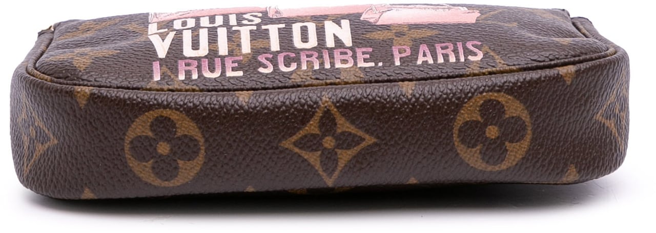 Louis Vuitton Monogram Affiche Mini Pochette Accessoires Bruin