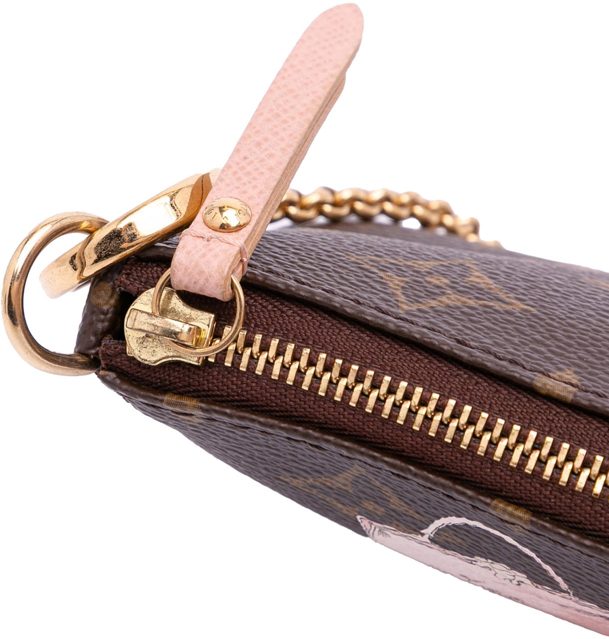 Louis Vuitton Monogram Affiche Mini Pochette Accessoires Bruin