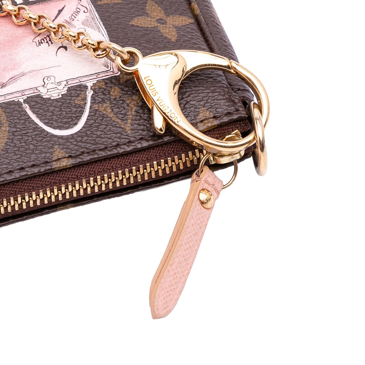 Louis Vuitton Monogram Affiche Mini Pochette Accessoires Bruin