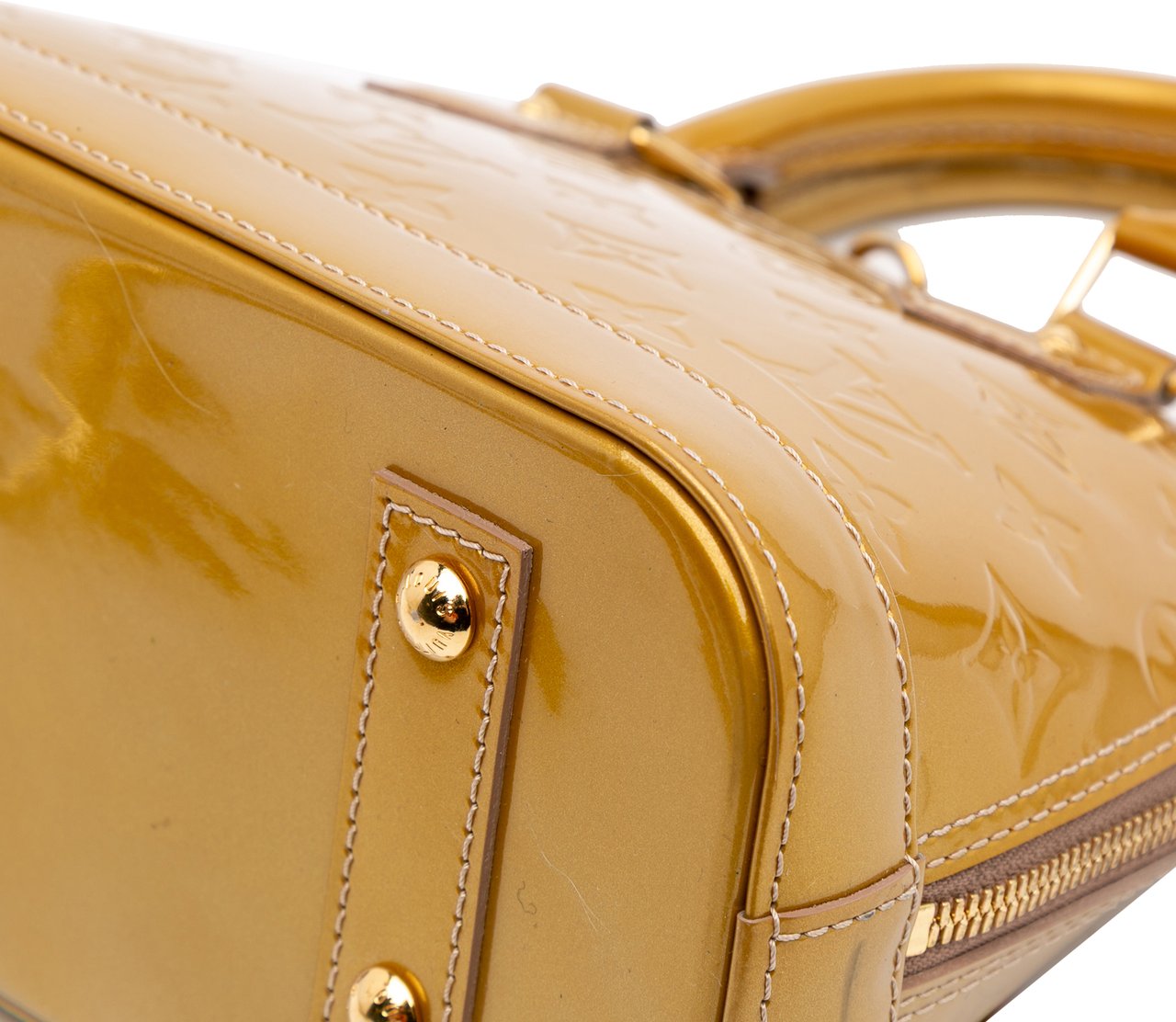 Louis Vuitton Monogram Vernis Alma BB Goud