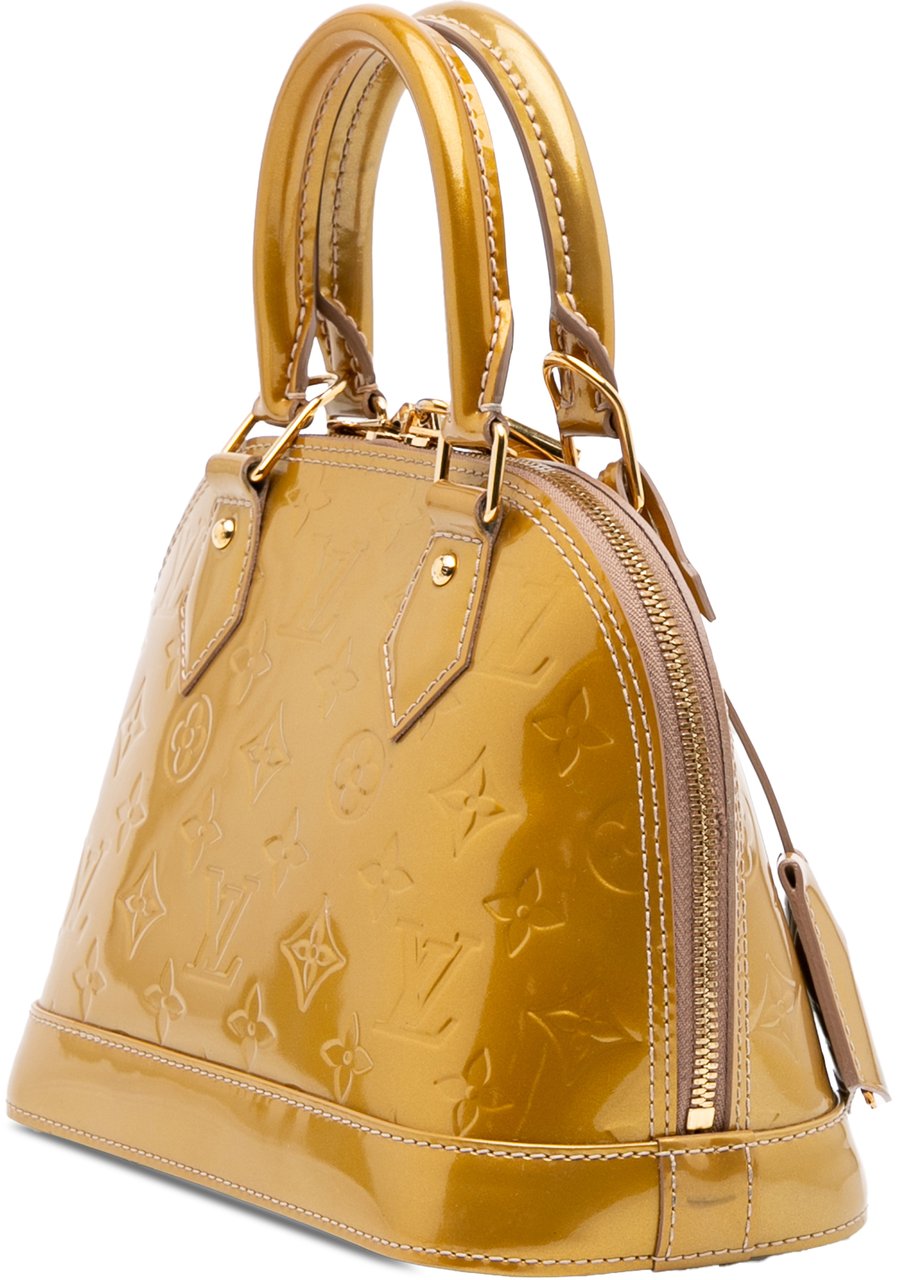 Louis Vuitton Monogram Vernis Alma BB Goud