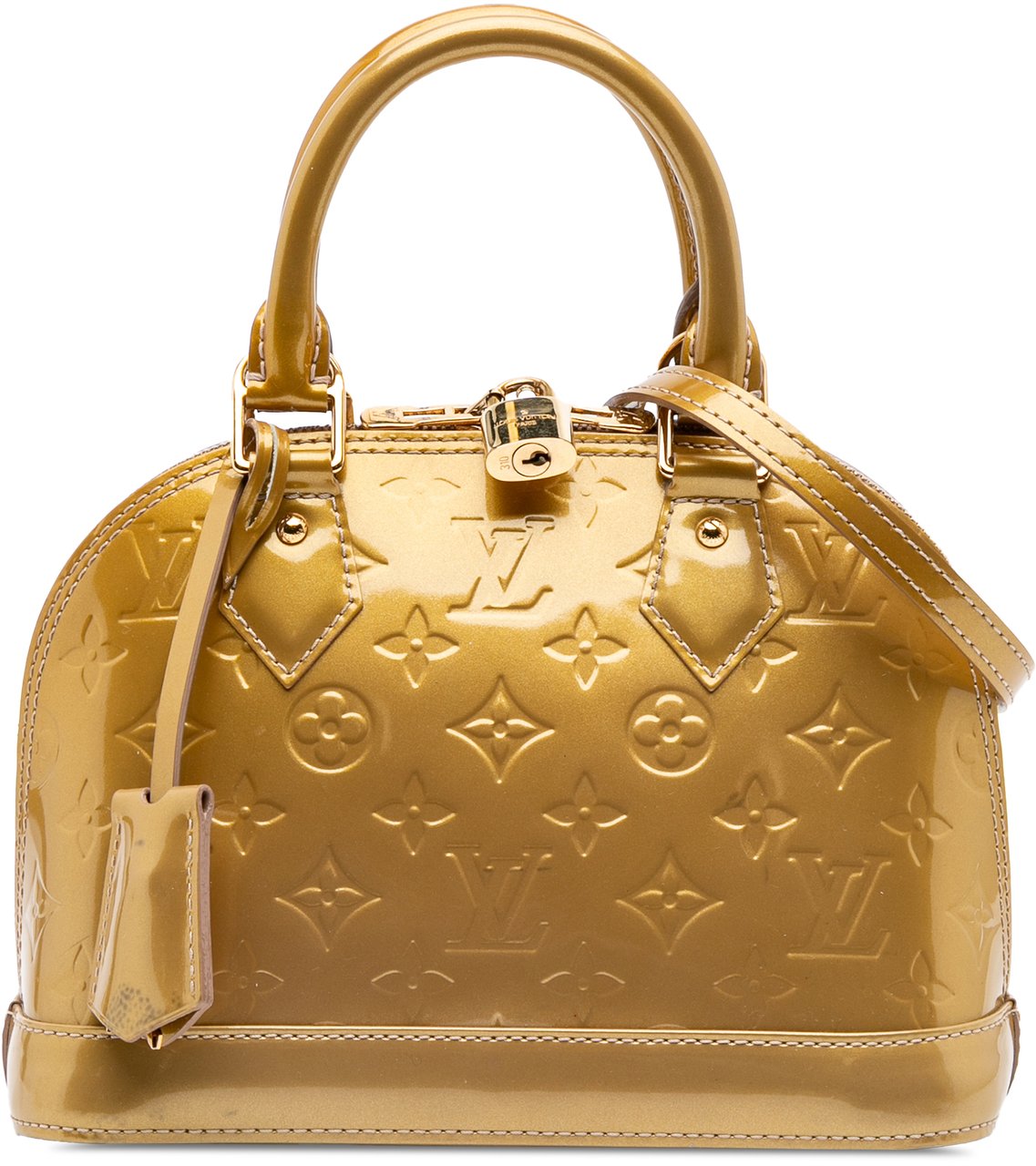 Louis Vuitton Monogram Vernis Alma BB Goud