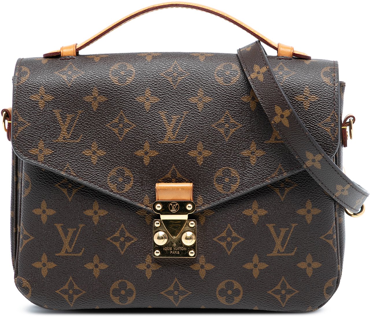 Louis Vuitton Monogram Pochette Metis Bruin