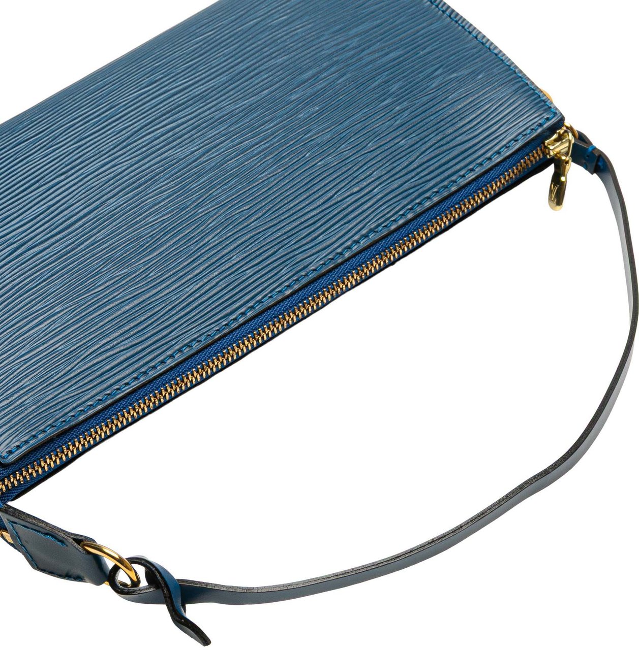 Louis Vuitton Epi Pochette Accessoires Blauw
