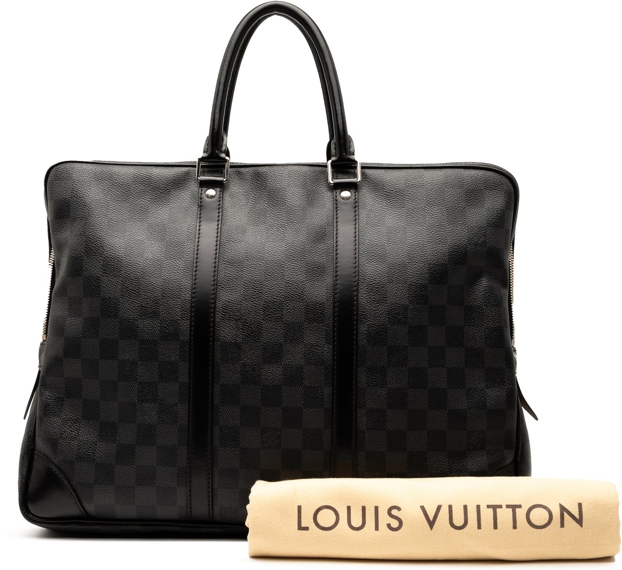 Louis Vuitton Damier Graphite Porte Documents Voyage PM Zwart