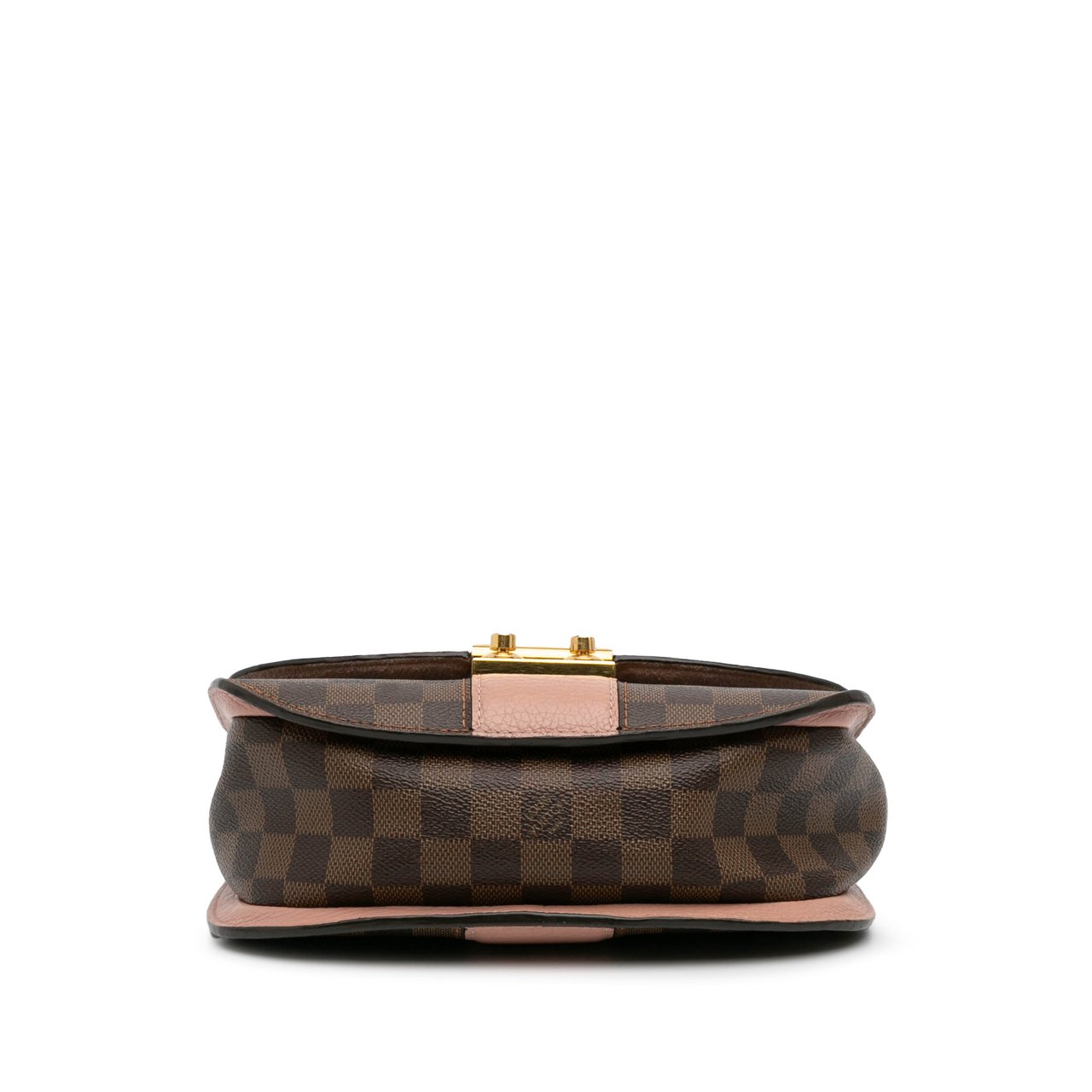 Louis Vuitton Damier Ebene Cuir Taurillon Wight Bruin