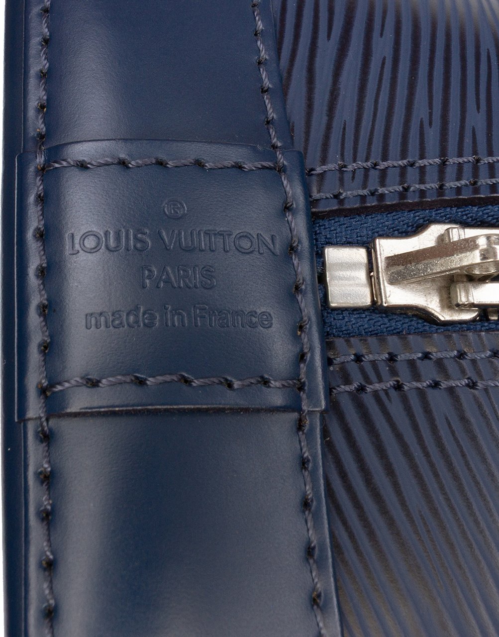 Louis Vuitton Epi Alma PM Blauw