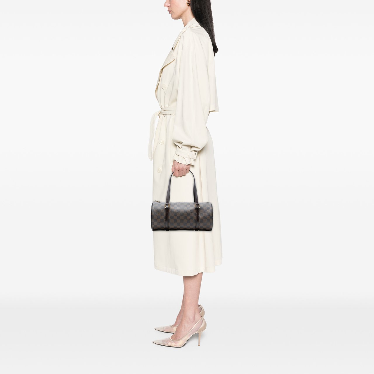 Louis Vuitton Damier Ebene Papillon 30 Bruin