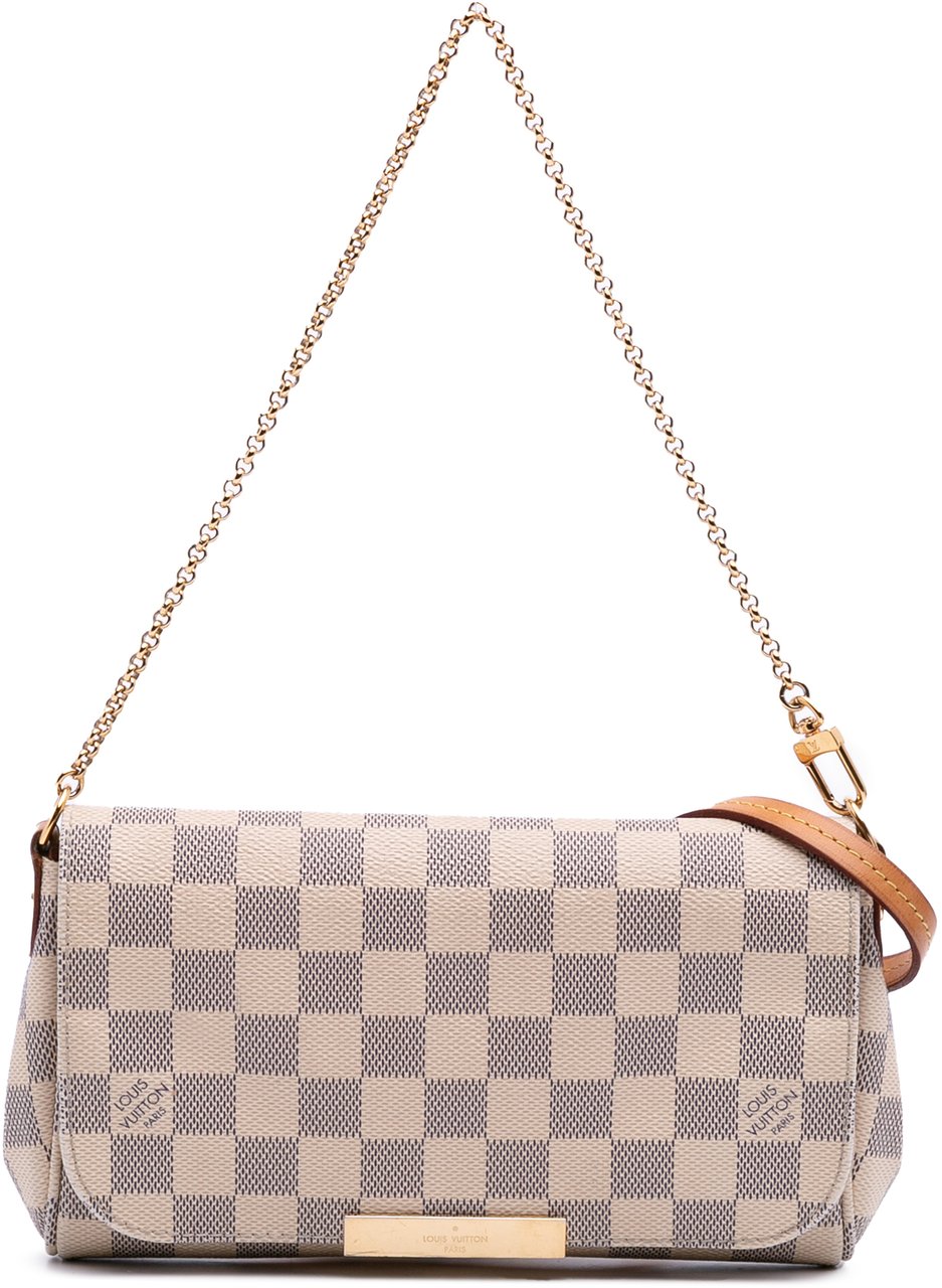 Louis Vuitton Damier Azur Favorite PM Wit