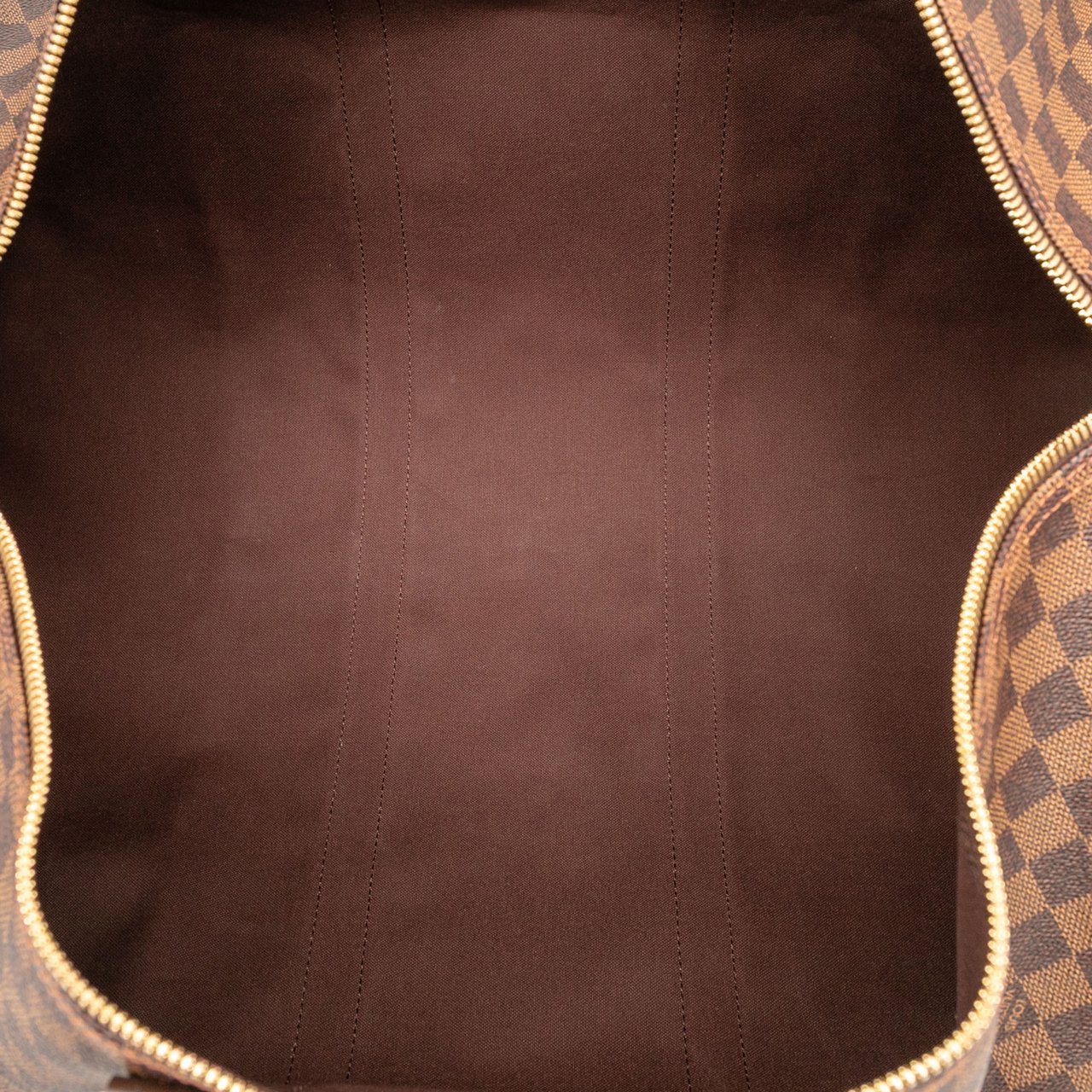 Louis Vuitton Damier Ebene Keepall Bandouliere 55 Bruin