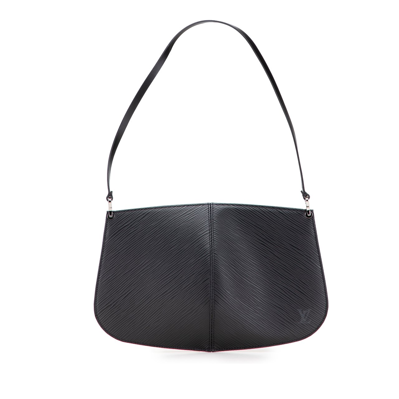 Louis Vuitton Epi Demi Lune Pochette Zwart