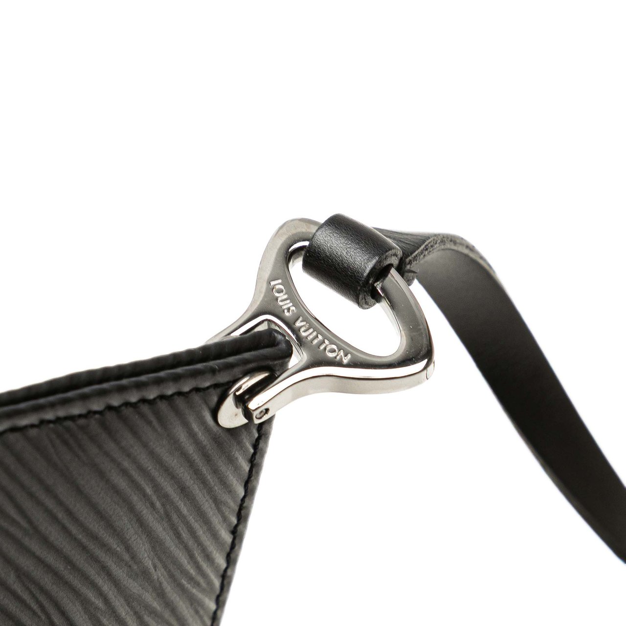 Louis Vuitton Epi Demi Lune Pochette Zwart