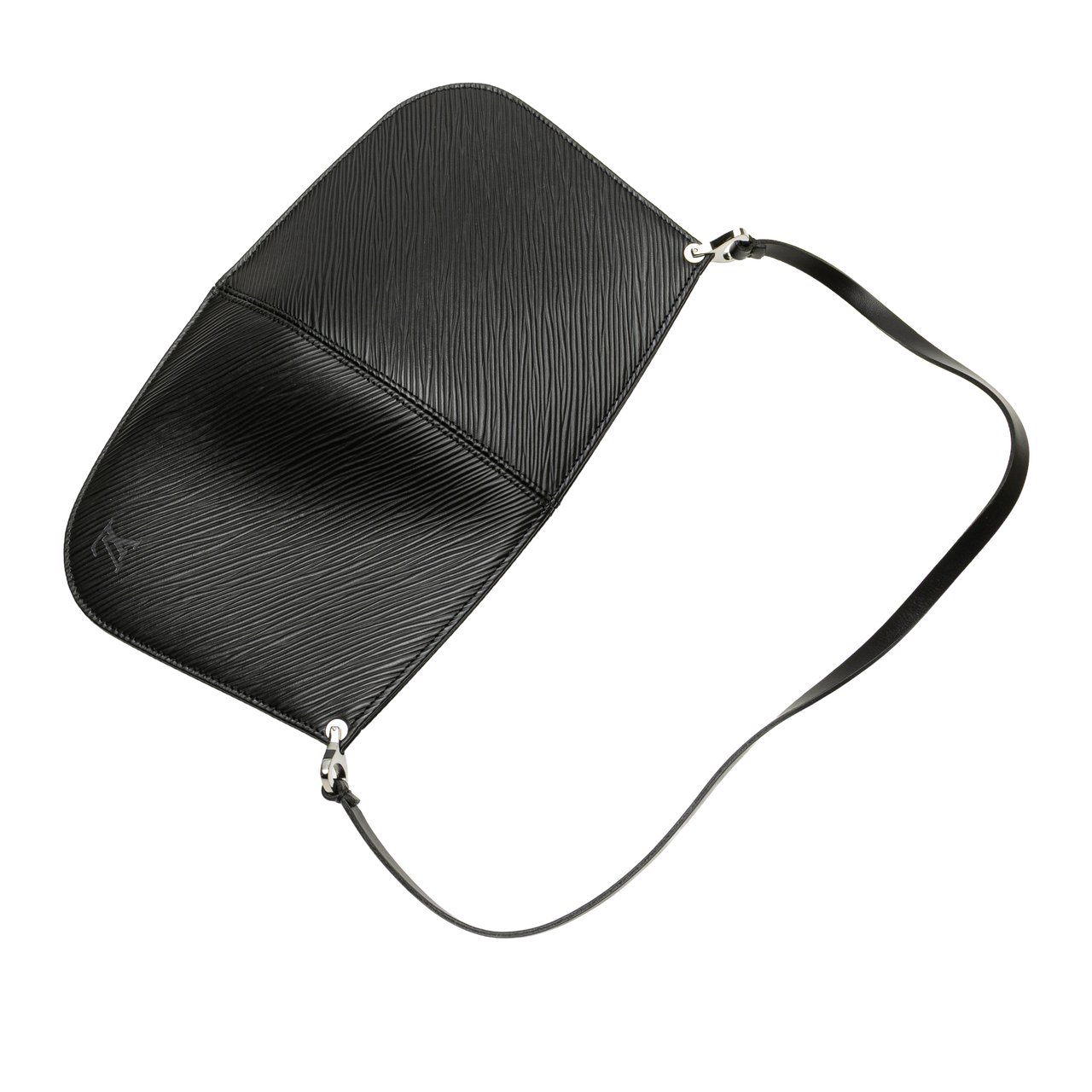 Louis Vuitton Epi Demi Lune Pochette Zwart