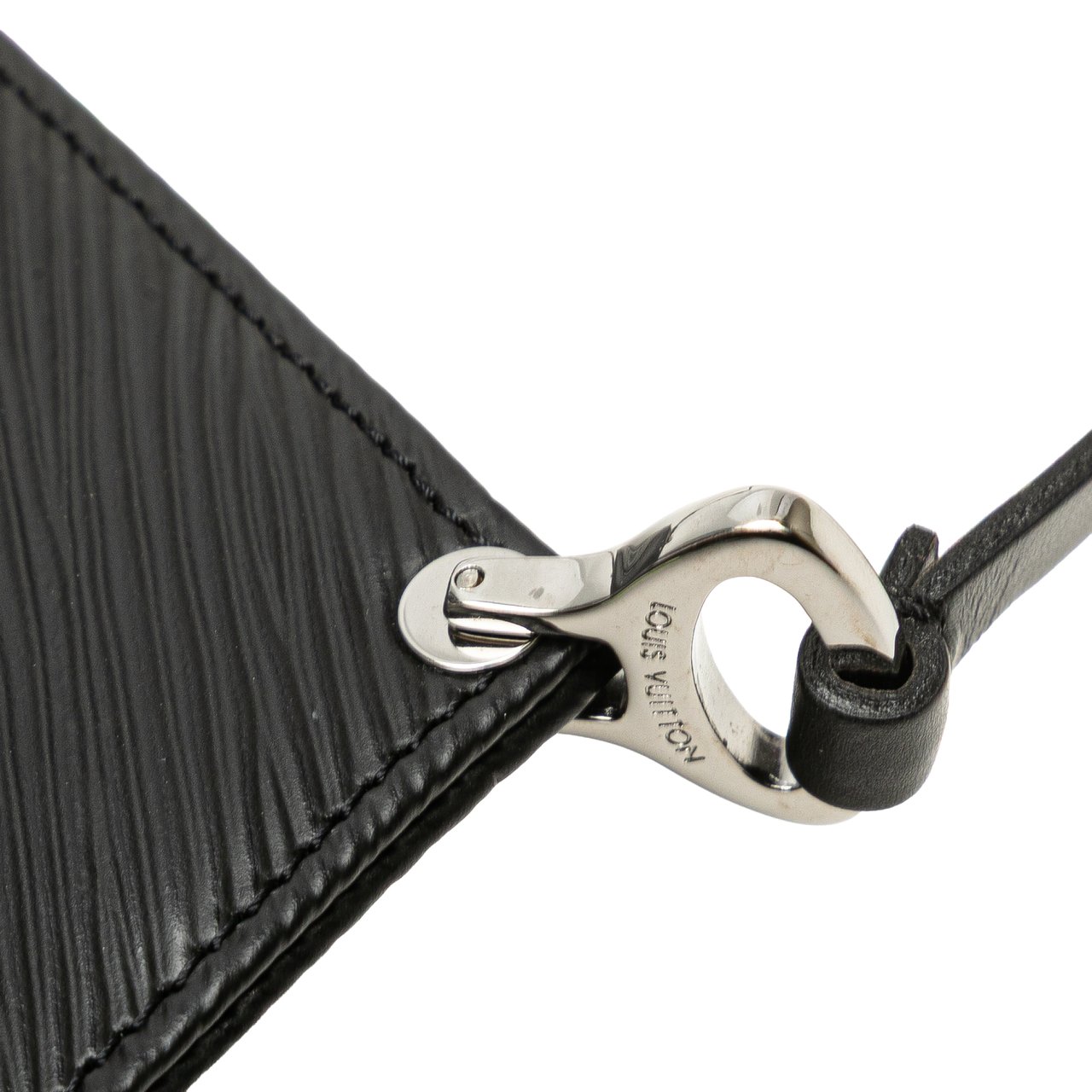 Louis Vuitton Epi Demi Lune Pochette Zwart