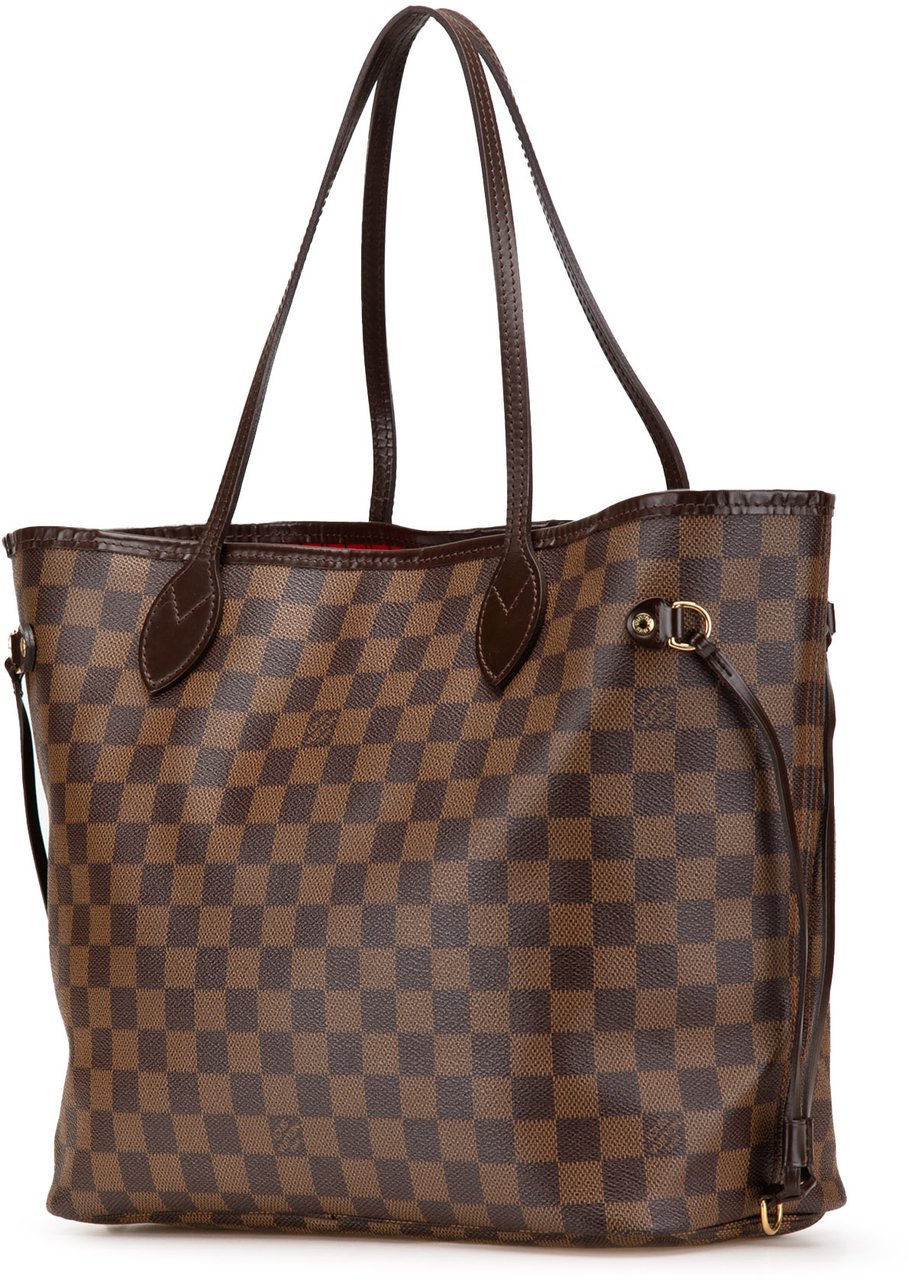 Louis Vuitton Damier Ebene Neverfull MM Bruin