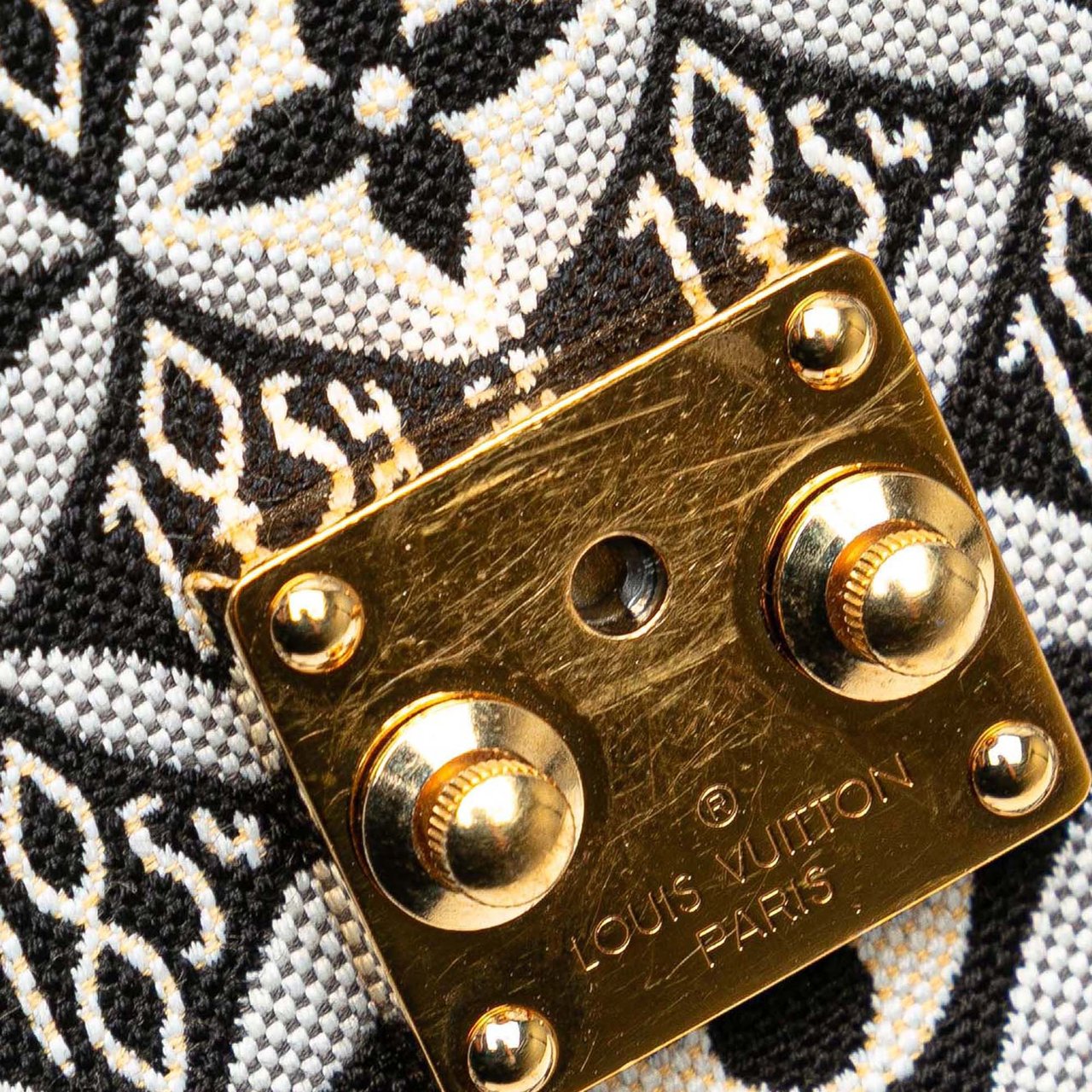 Louis Vuitton Monogram Jacquard Since 1854 Pochette Metis Zwart