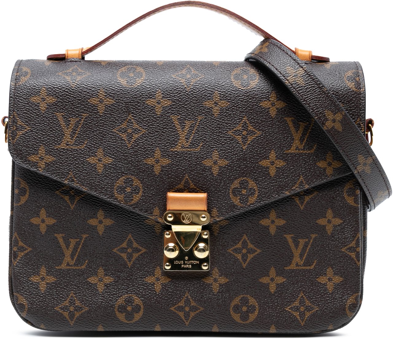 Louis Vuitton Monogram Pochette Metis Bruin