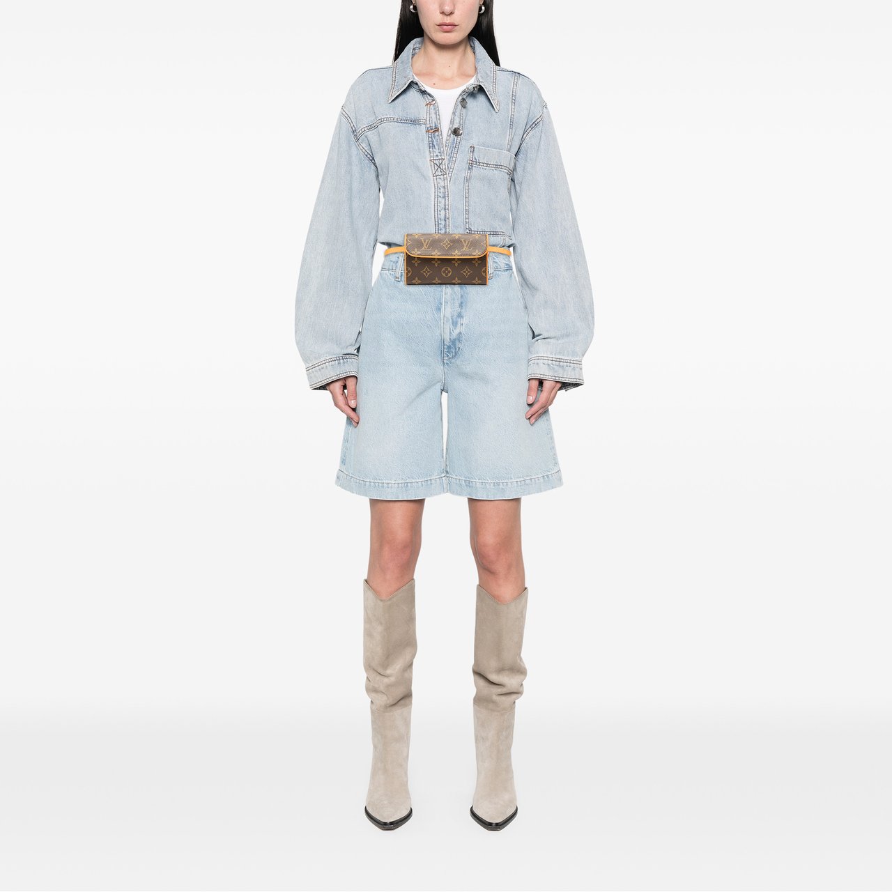 Louis Vuitton Monogram Pochette Florentine Bruin