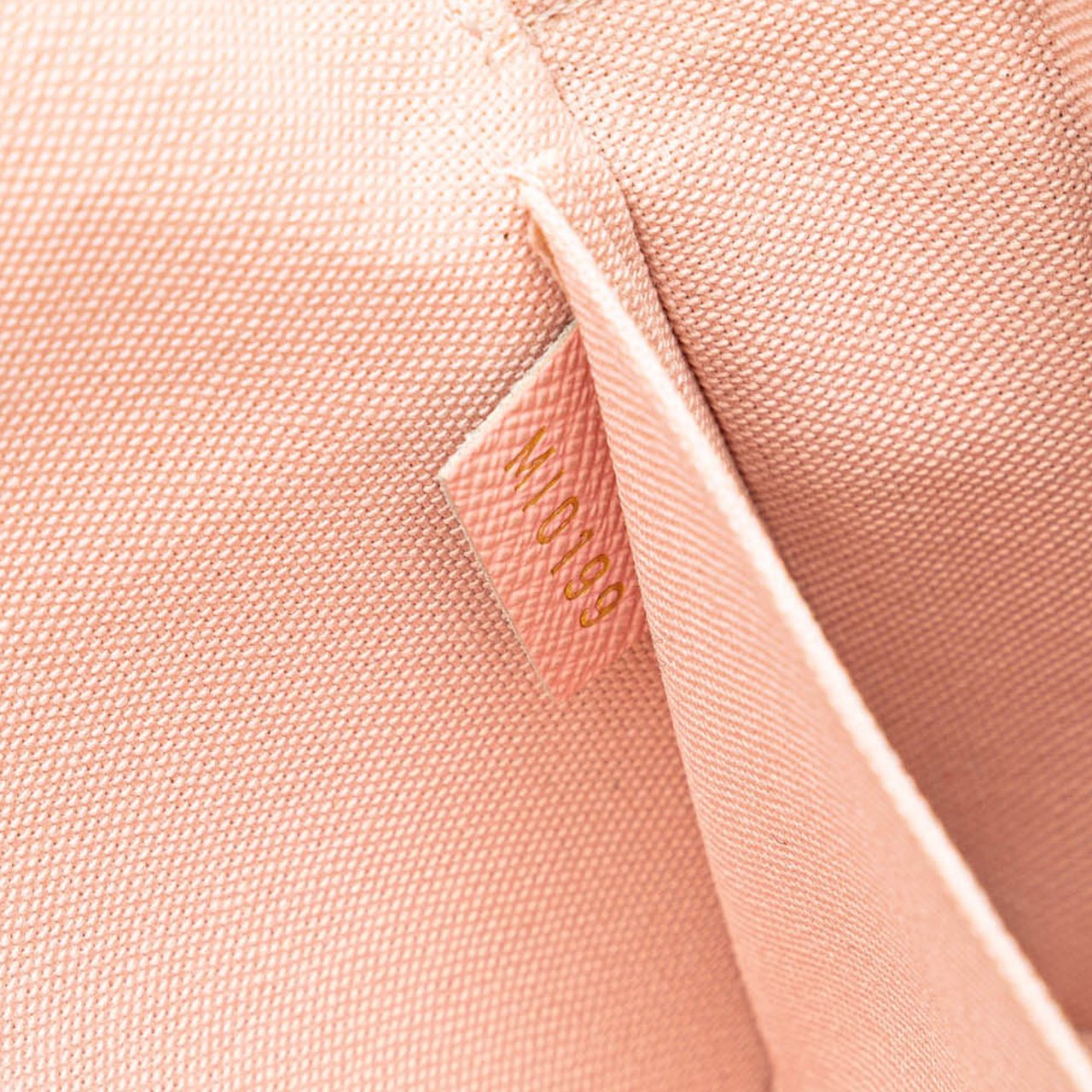 Louis Vuitton Damier Azur Calfskin Pochette Felicie Wit