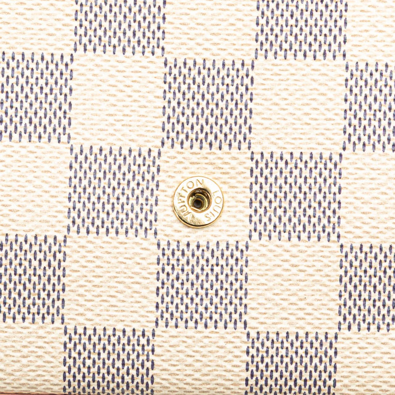 Louis Vuitton Damier Azur Calfskin Pochette Felicie Wit
