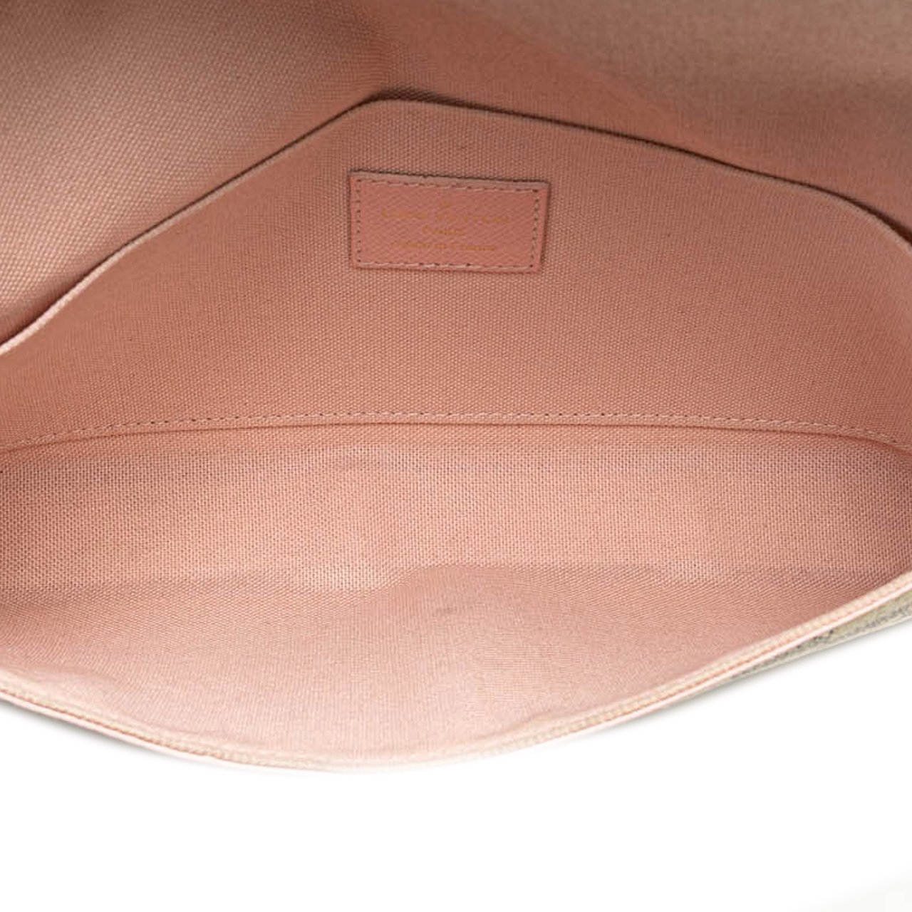 Louis Vuitton Damier Azur Calfskin Pochette Felicie Wit