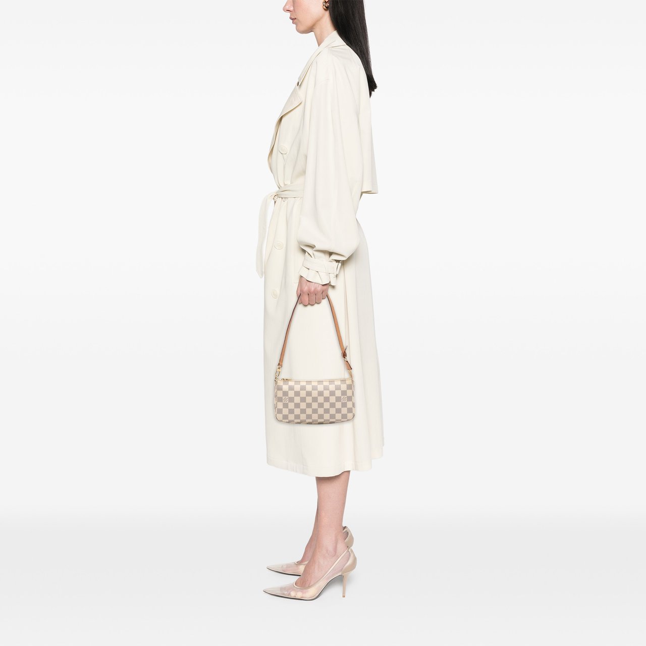 Louis Vuitton Damier Azur Pochette Accessoires Wit