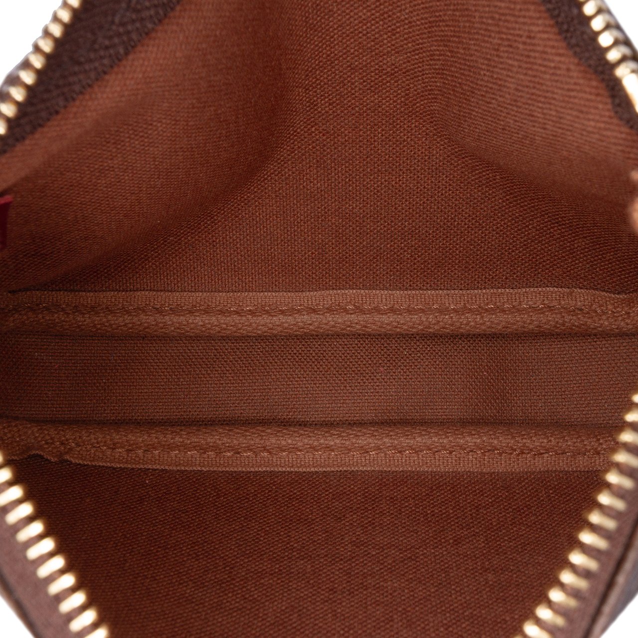 Louis Vuitton Monogram Trunks & Bags Mini Pochette Accessoires Bruin