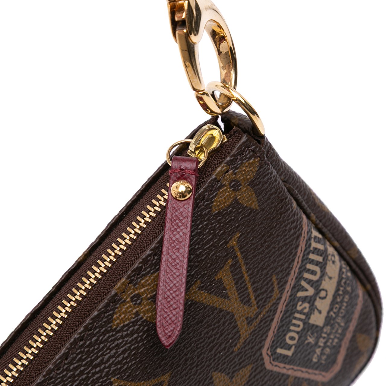 Louis Vuitton Monogram Trunks & Bags Mini Pochette Accessoires Bruin