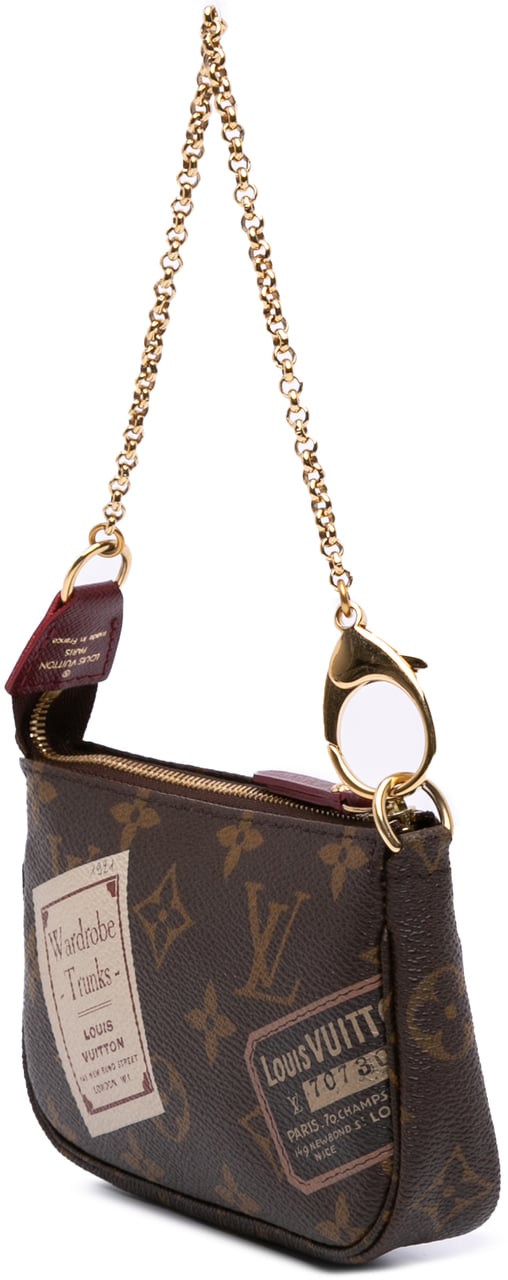 Louis Vuitton Monogram Trunks & Bags Mini Pochette Accessoires Bruin