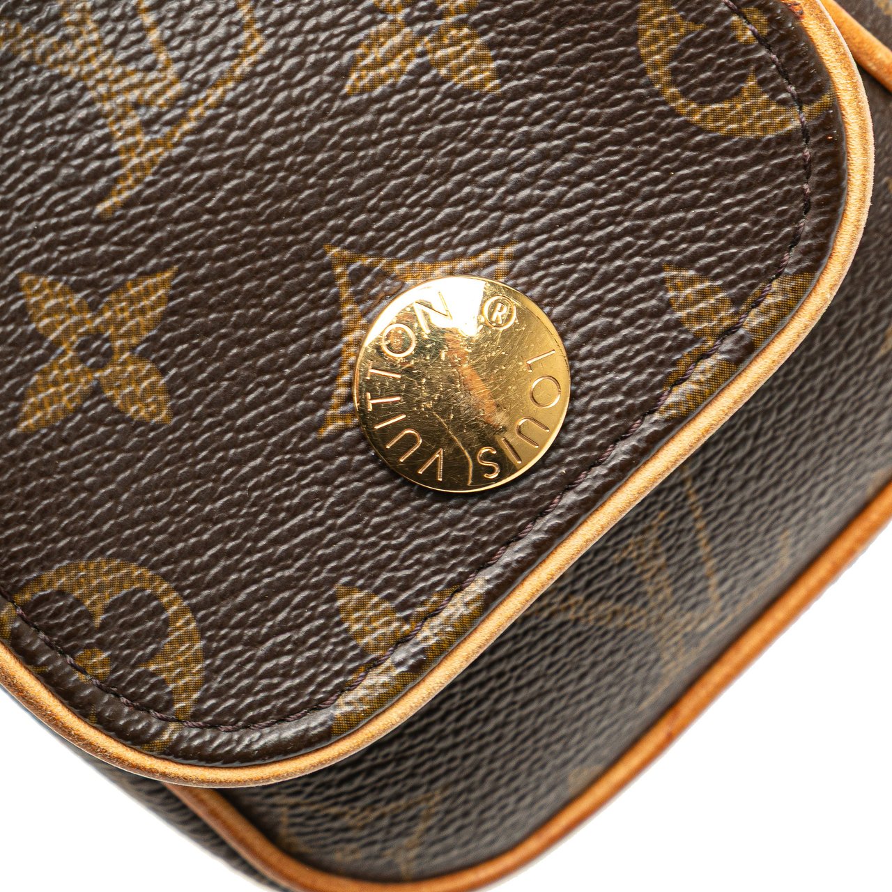 Louis Vuitton Monogram Pochette Cancun Bruin