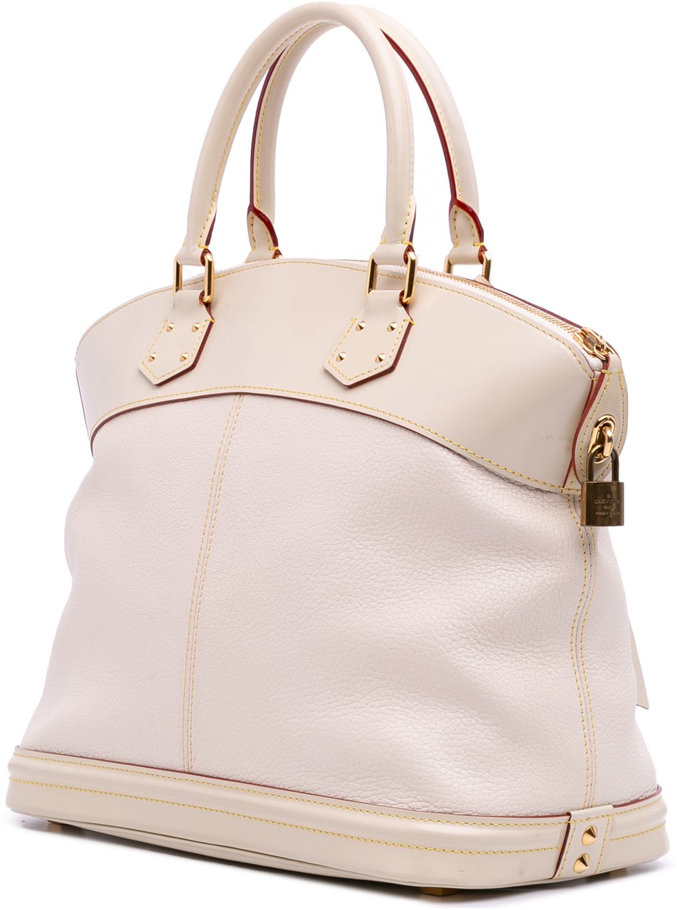 Louis Vuitton Suhali Lockit MM Wit
