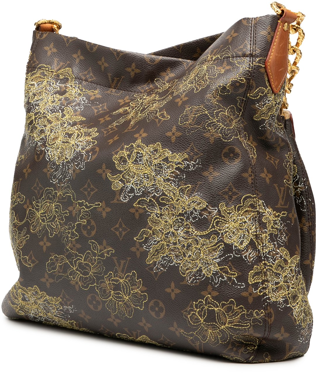 Louis Vuitton Limited Edition Monogram Dentelle Fersen Bruin