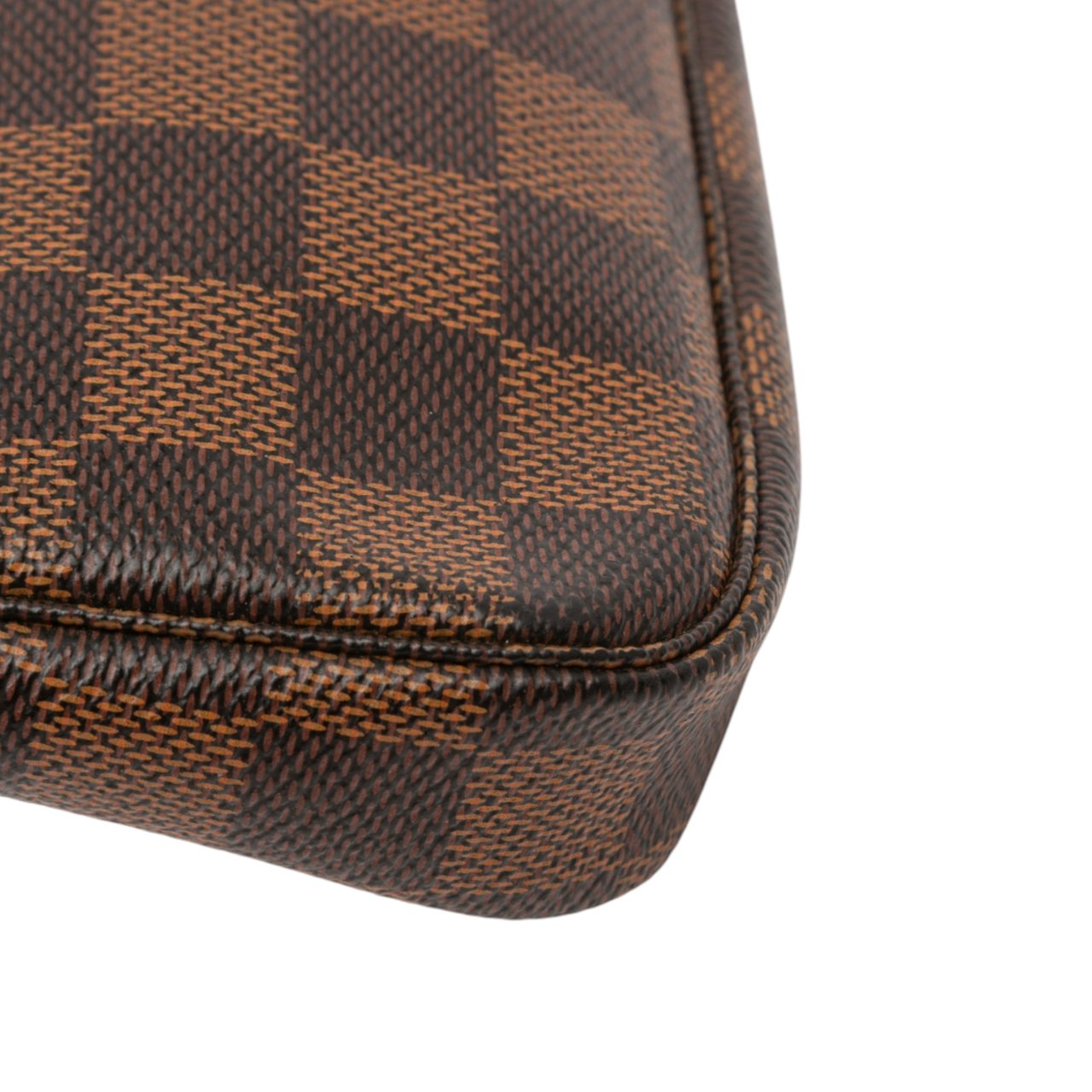 Louis Vuitton Damier Ebene Mini Pochette Accessoires Bruin