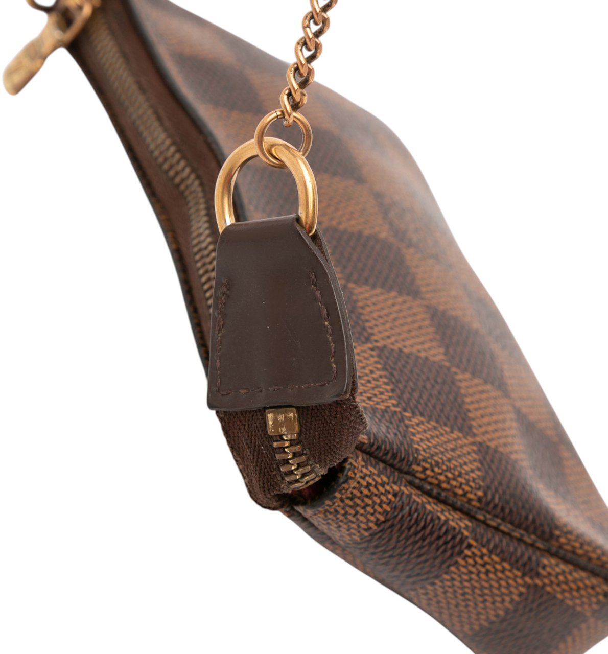 Louis Vuitton Damier Ebene Mini Pochette Accessoires Bruin