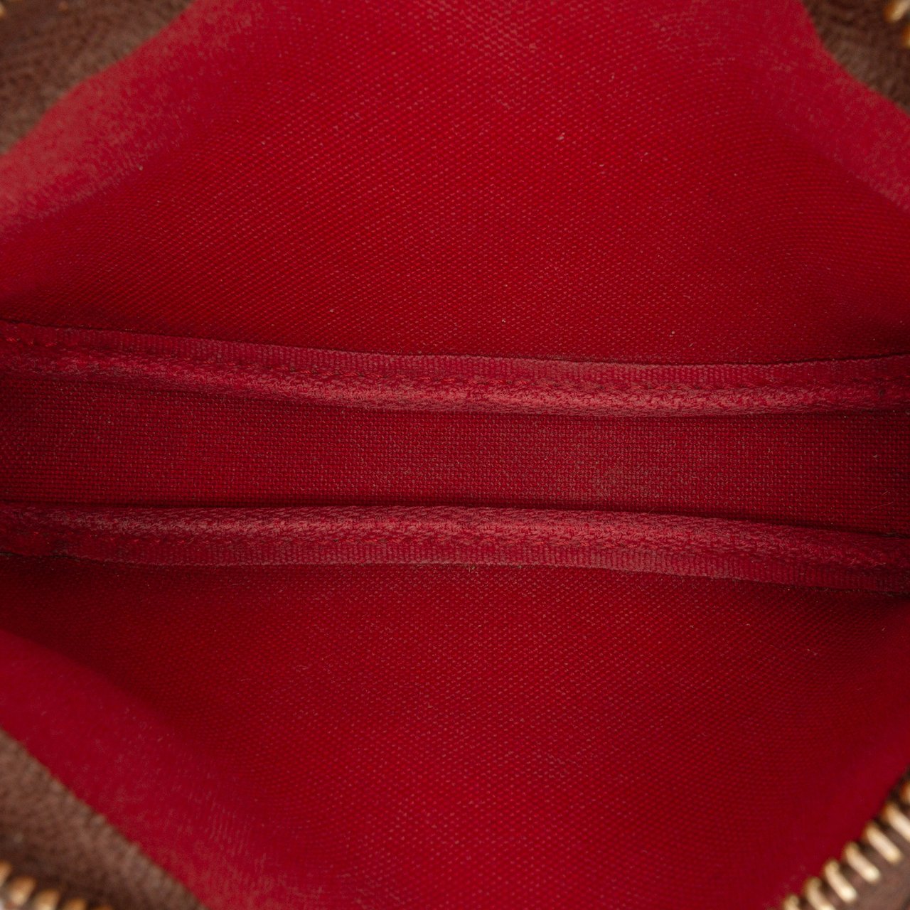 Louis Vuitton Damier Ebene Mini Pochette Accessoires Bruin