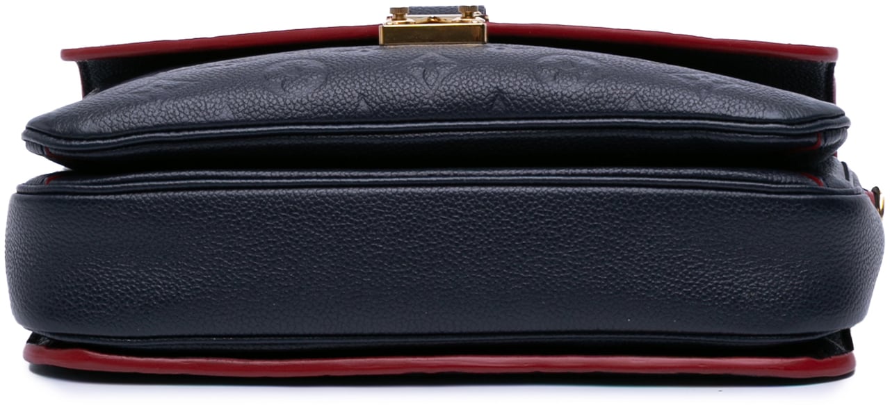 Louis Vuitton Monogram Empreinte Pochette Metis Blauw