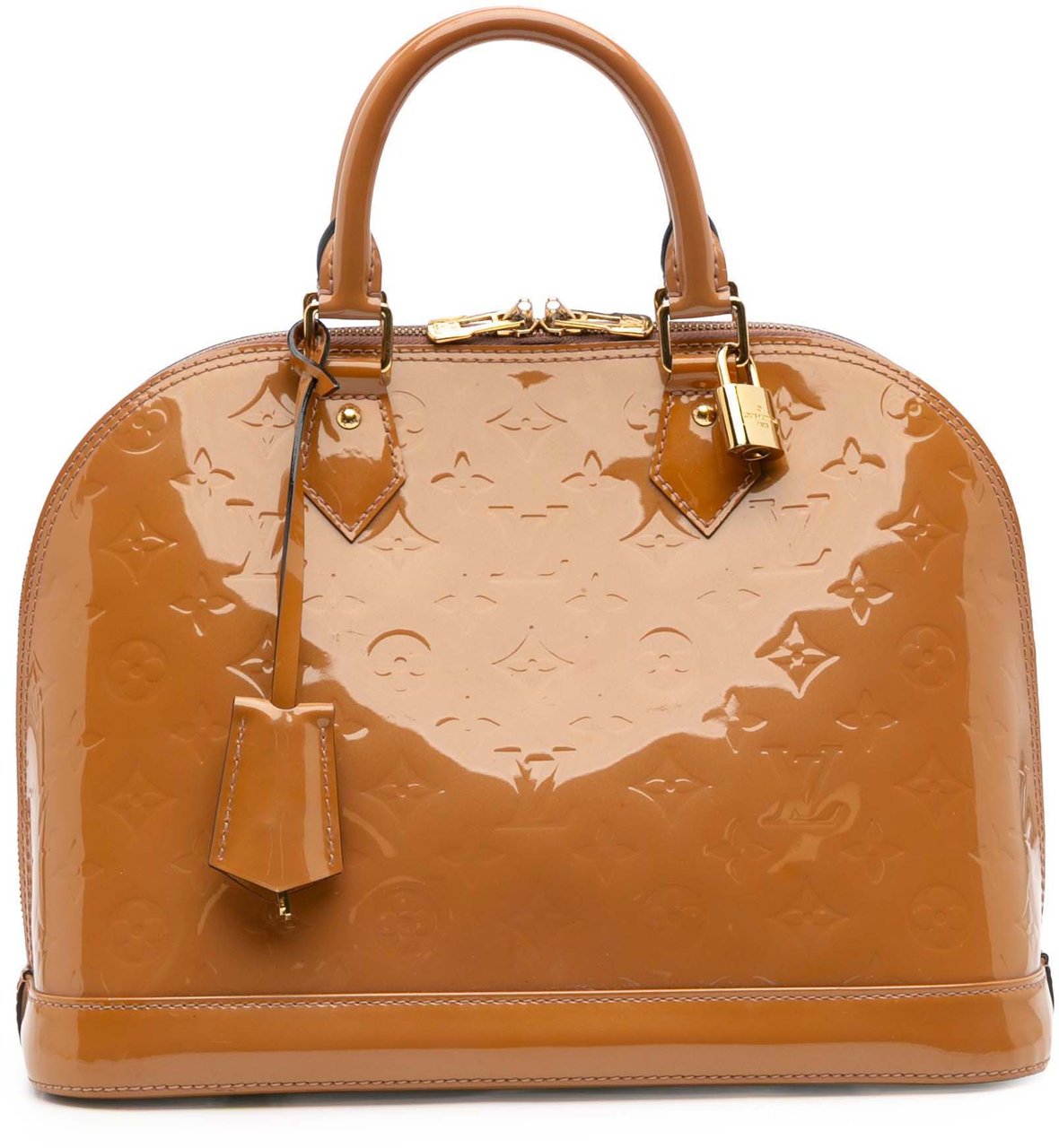 Louis Vuitton Monogram Vernis Alma PM Bruin
